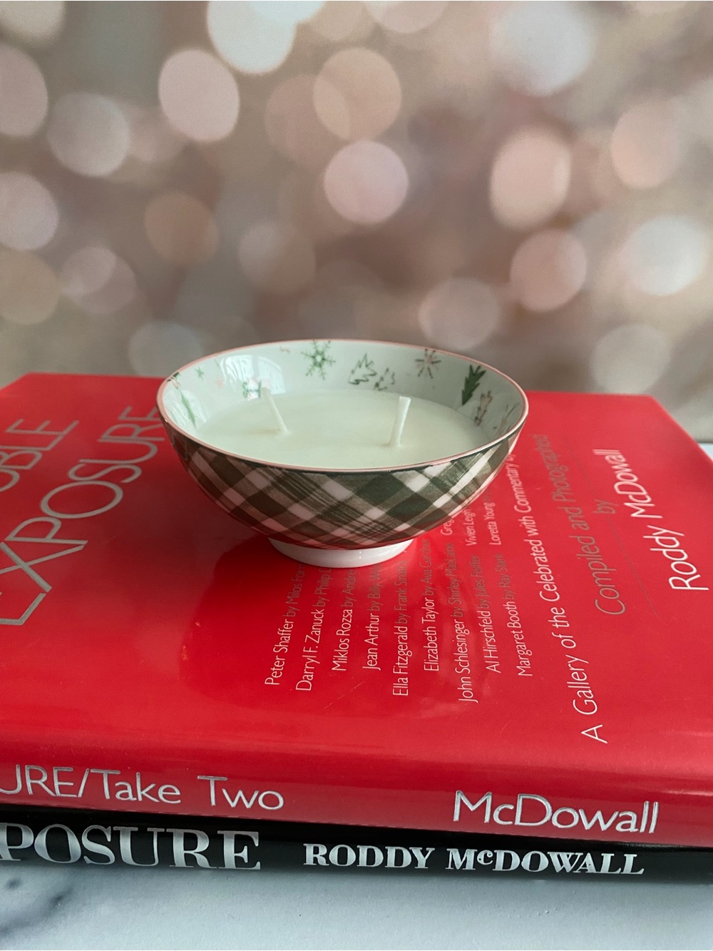 Let it Snow Holiday Soy Wax Candle Bowl
